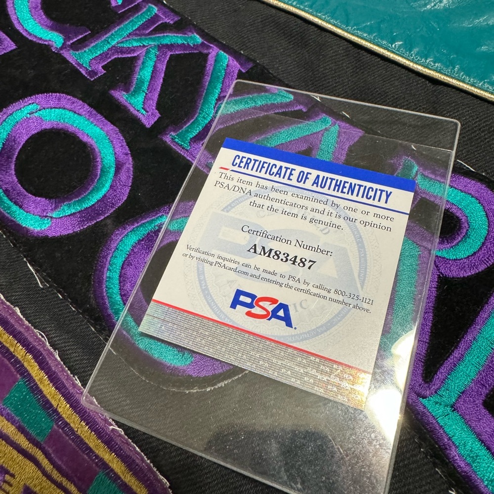 PSA certified Jeff Gordon autographed 1995 Ind. motor speedway August 5,1995